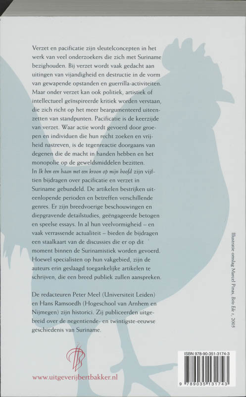 Ik Ben Een Haan Met Een Kroon Op Mijn Hoofd achterkant