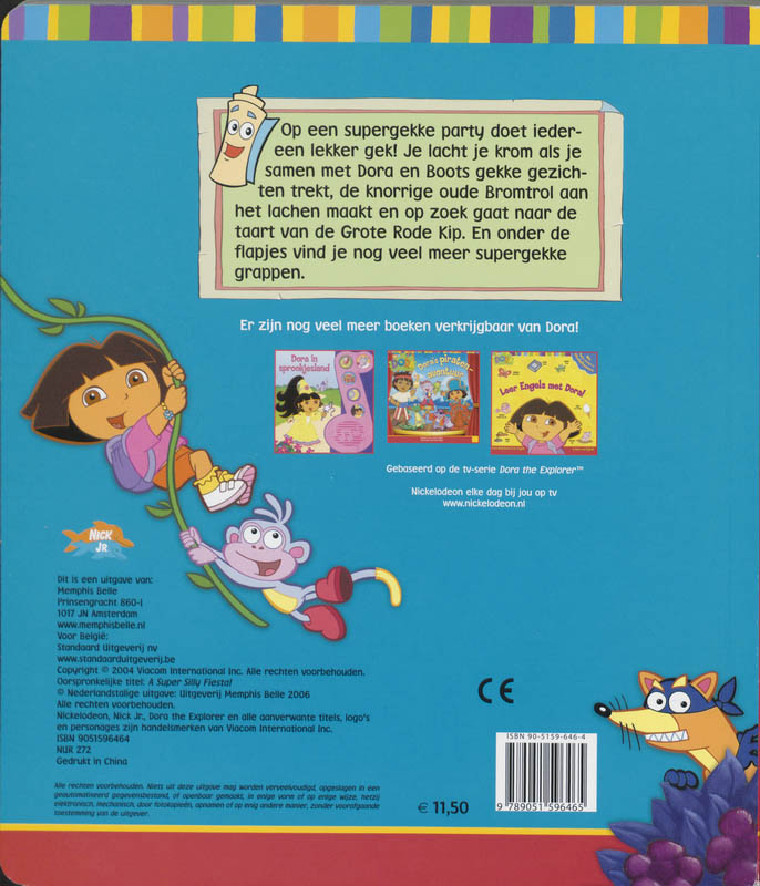 Dora / Een supergekke party / Dora the Explorer achterkant