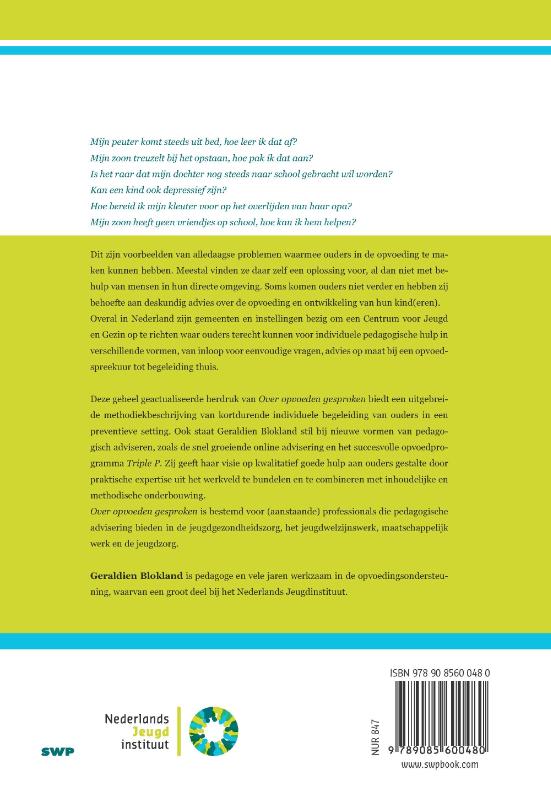 Over opvoeden gesproken achterkant
