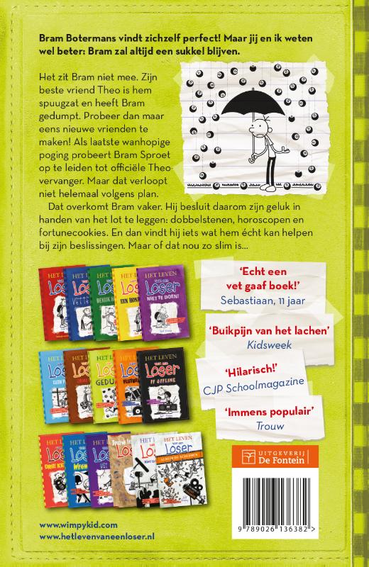 Het leven van een Loser 8  achterkant