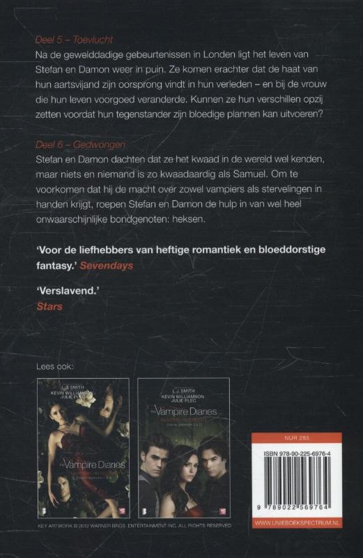 Toevlucht - Gedwongen / The Vampire Diaries / 5 en 6 achterkant
