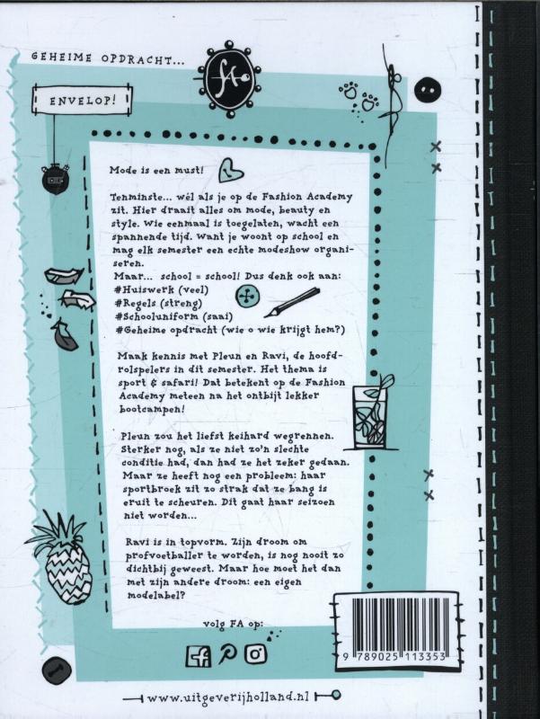 Sport meets safari / Fashion Academy / 2 achterkant