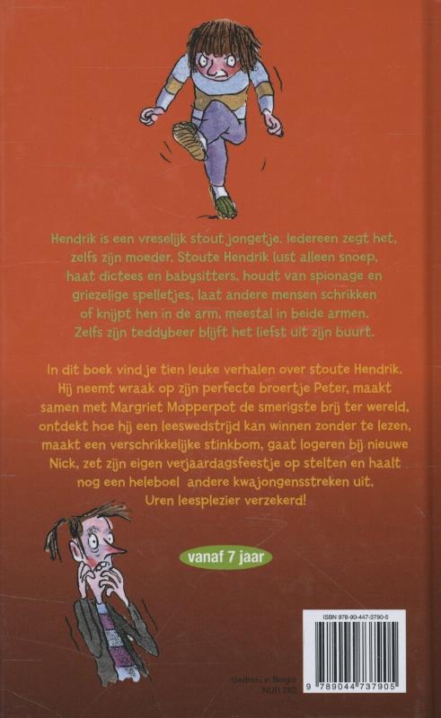 De vrolijke guitenstreken van stoute Hendrik achterkant