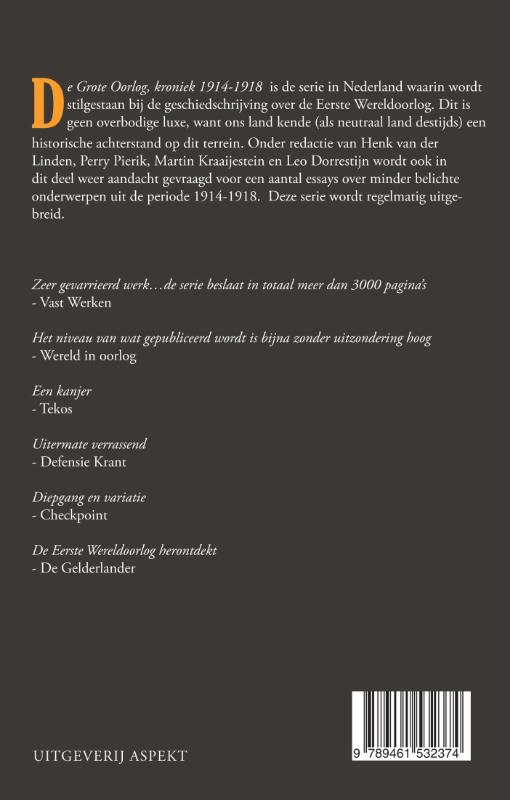 De Grote Oorlog, kroniek 1914-1918 25 achterkant