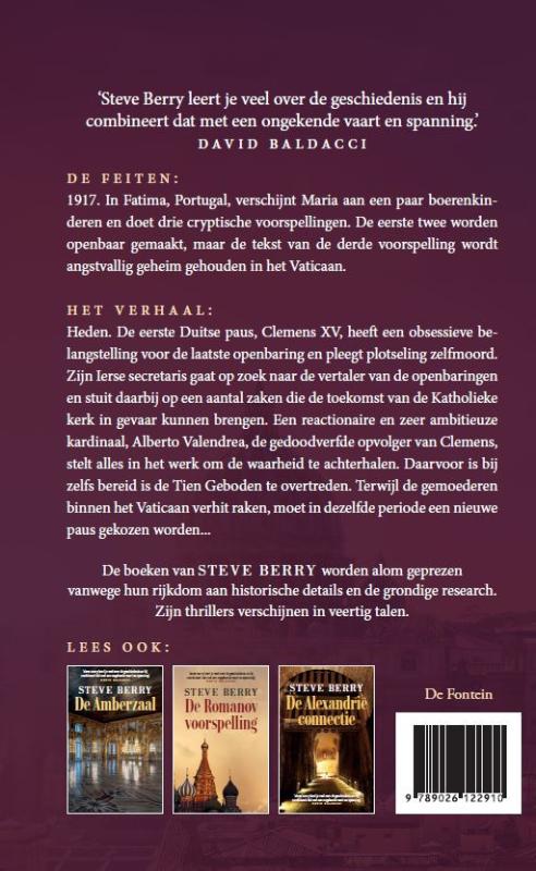 Het Derde Geheim achterkant