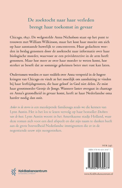 Anker in de storm achterkant