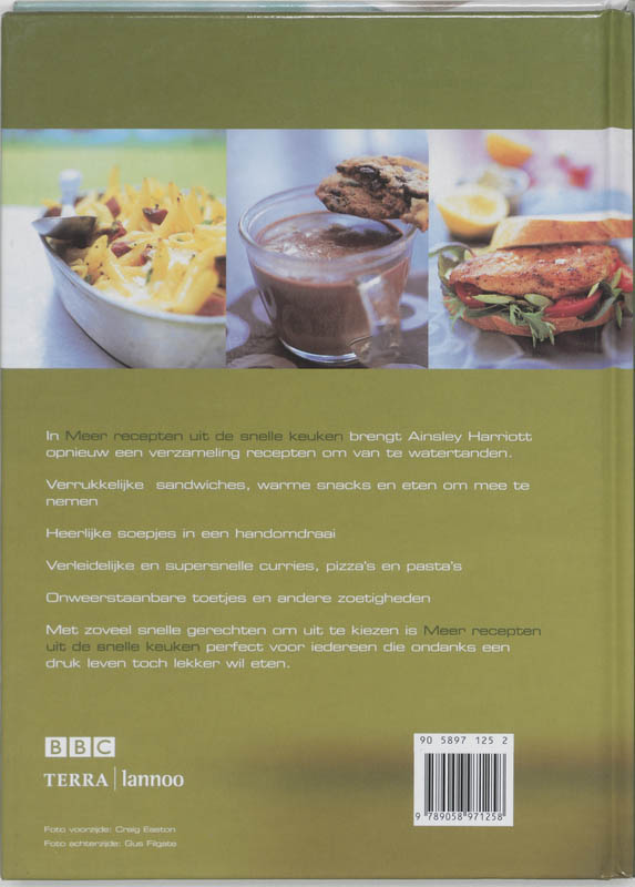 Meer Recepten Uit De Snelle Keuken achterkant
