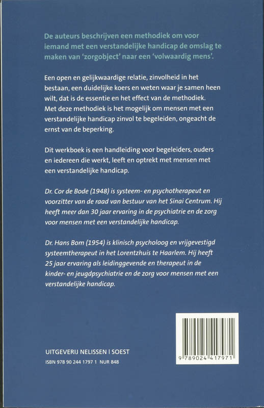 Gewoon leven met ongewone handicaps / PM-reeks achterkant