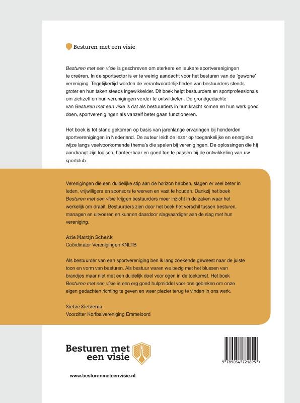 Besturen met een visie achterkant