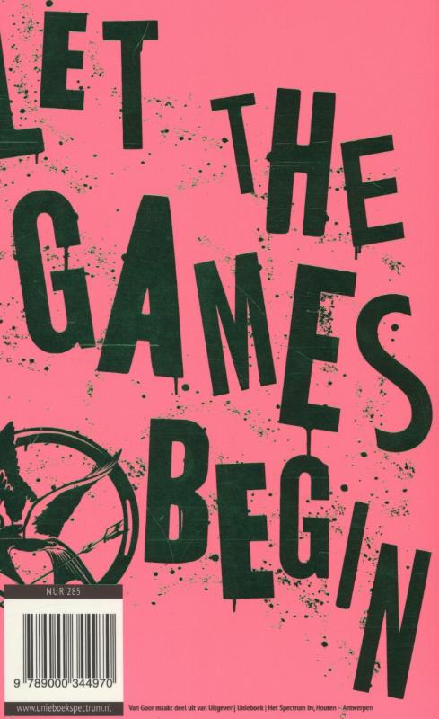 De hongerspelen / De Hongerspelen / 1 achterkant