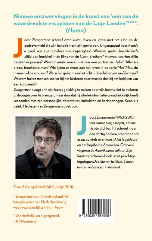 Kennis is geluk achterkant