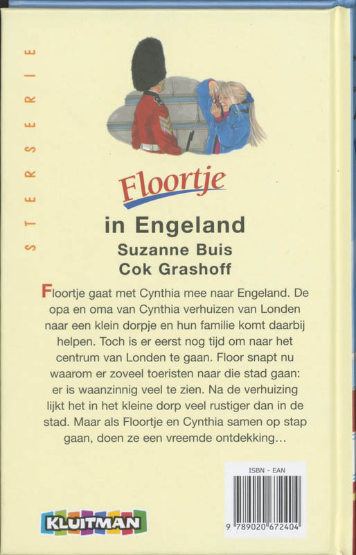 Floortje in Engeland / Floortje achterkant
