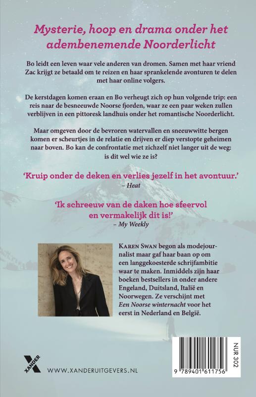 Een Noorse winternacht achterkant