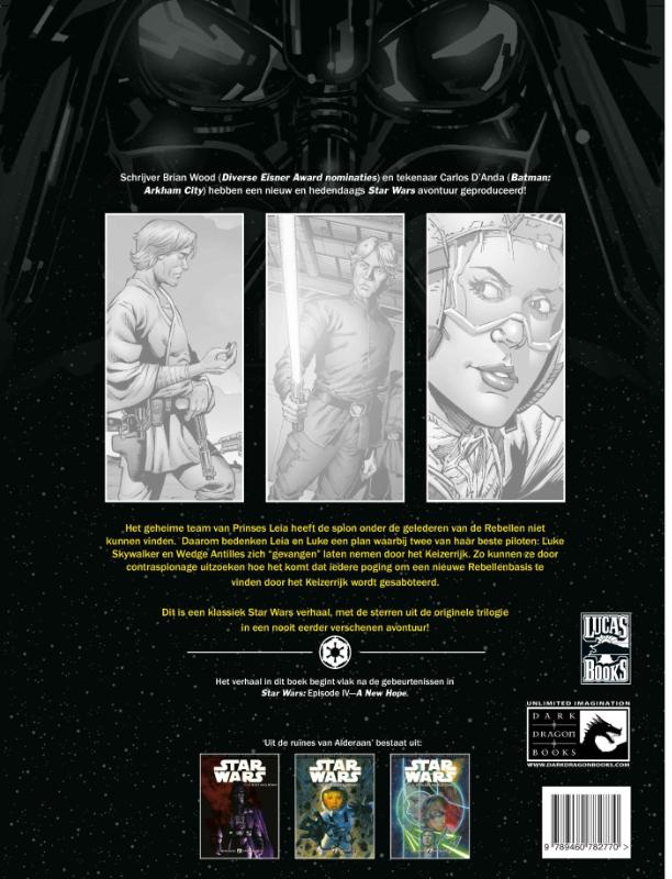 Games Collection  -  Star Wars 1 van 4 de ruines van Alderaan achterkant