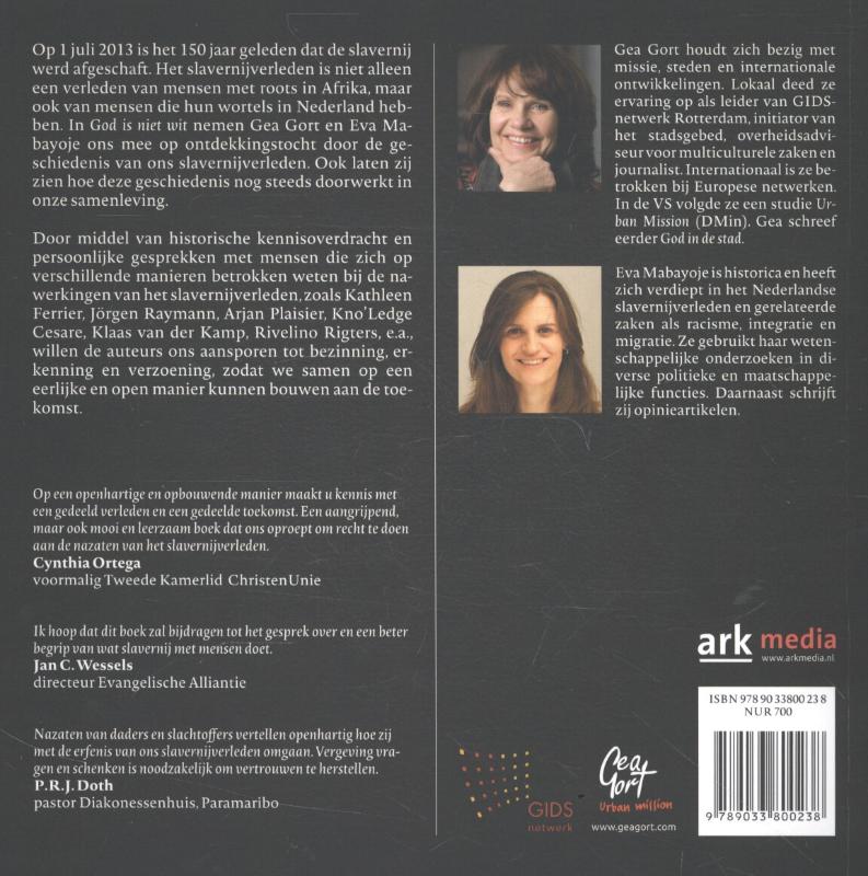 God is niet wit achterkant