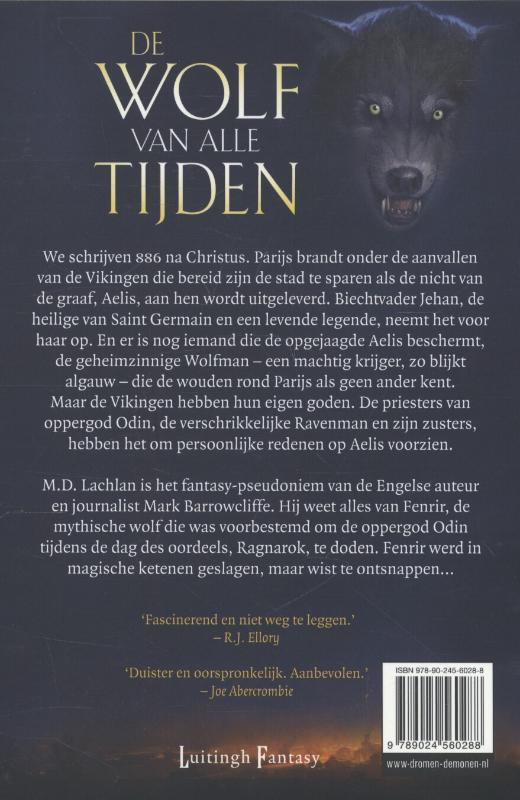 De wolf van alle tijden 1 - Het boek van Fenrir achterkant