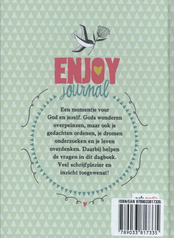 Enjoy journal achterkant
