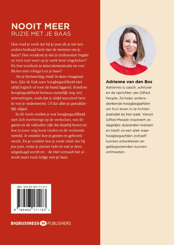 Nooit meer ruzie met je baas achterkant