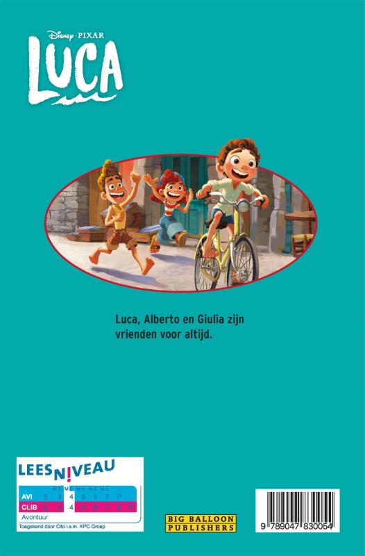 AVI - Disney Luca, Vrienden voor altijd / Ik leer lezen! achterkant