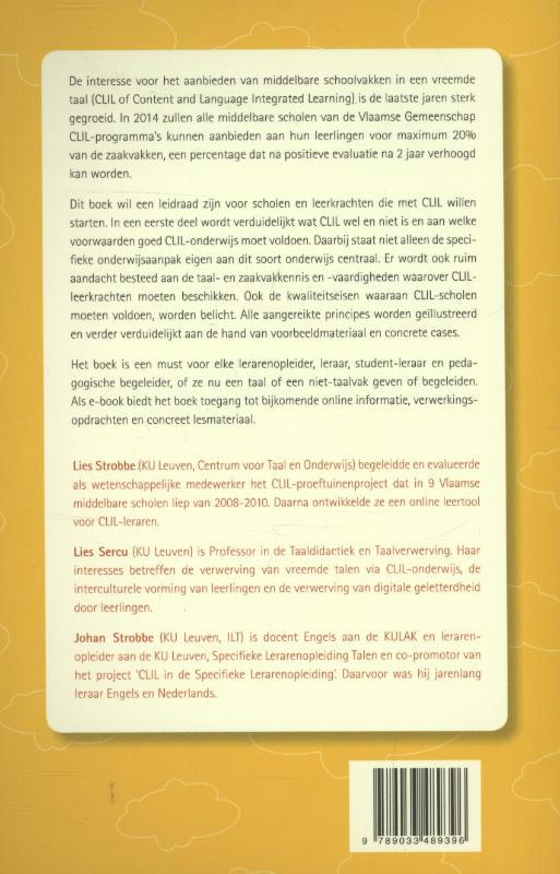 Je vak in een vreemde taal? achterkant