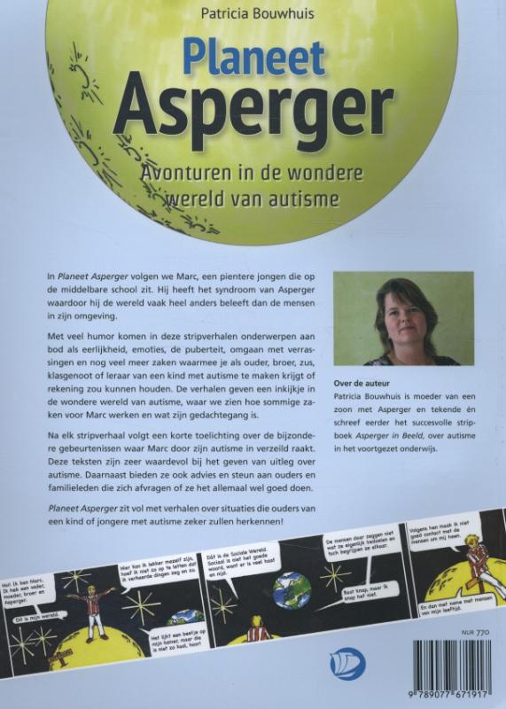 Planeet Asperger achterkant