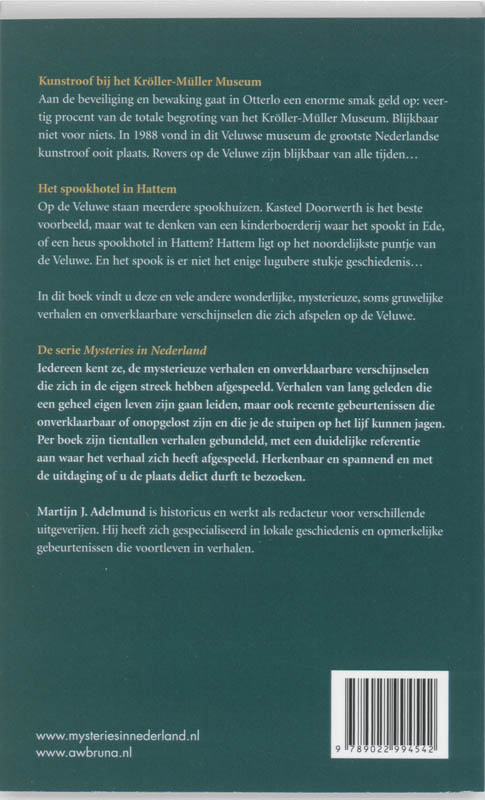 Mysteries In Nederland  De Veluwe achterkant