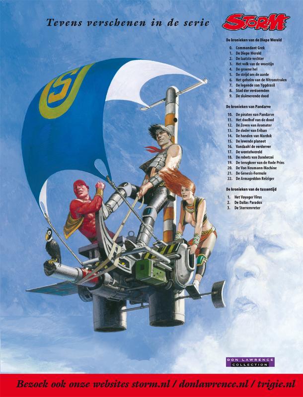 Storm 22 -   De Armageddon reiziger achterkant