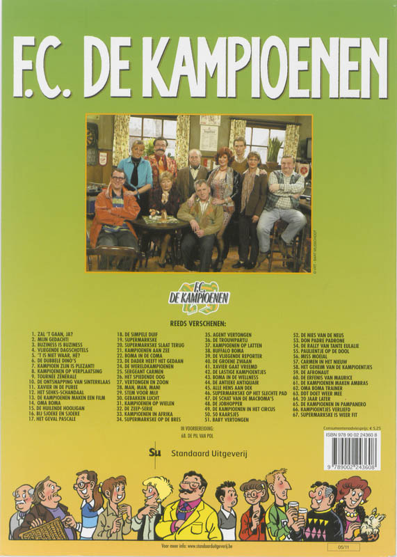 Supermarkske is weer fit / F.C. De Kampioenen / 67 achterkant