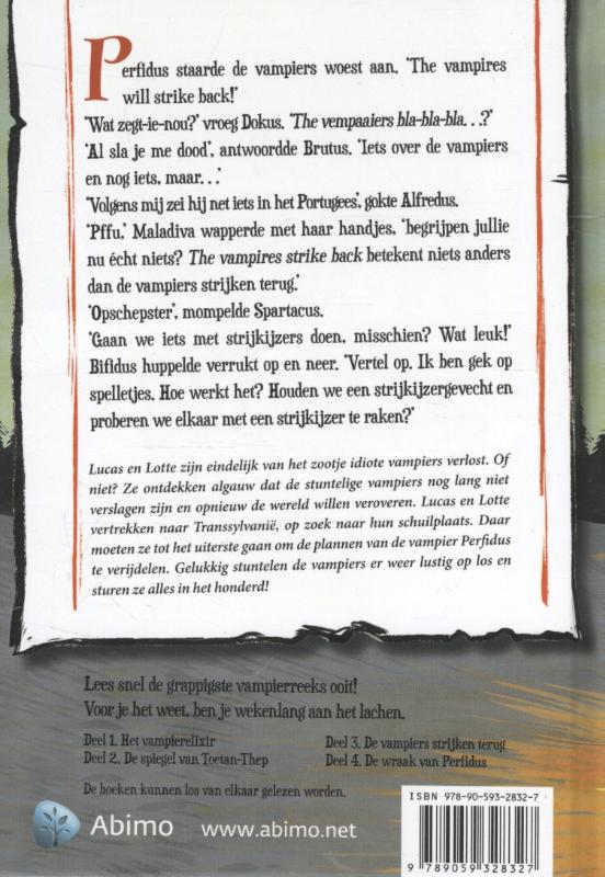 Vampierzootje 3 - De Vampieren strijken terug achterkant