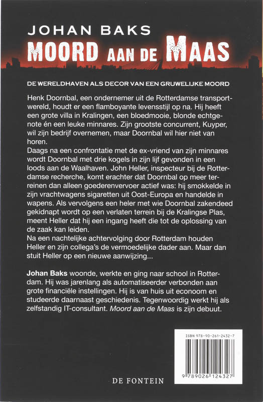 Moord Aan De Maas achterkant