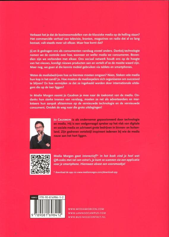 Media morgen - de media op zijn kop achterkant