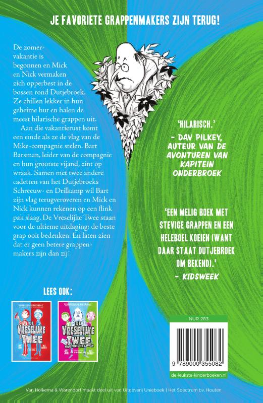 De vreselijke Twee slaan door / De Vreselijke Twee / 3 achterkant