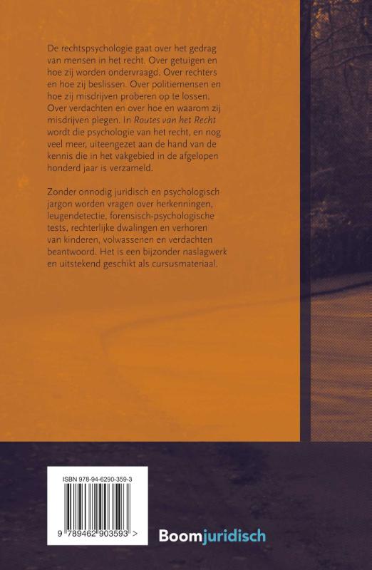 Routes van het Recht achterkant