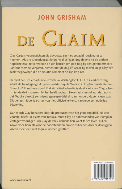 De Claim achterkant