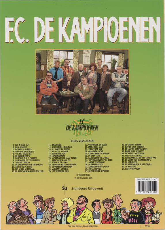 Mijn gedacht! / F.C. De Kampioenen / 2 achterkant