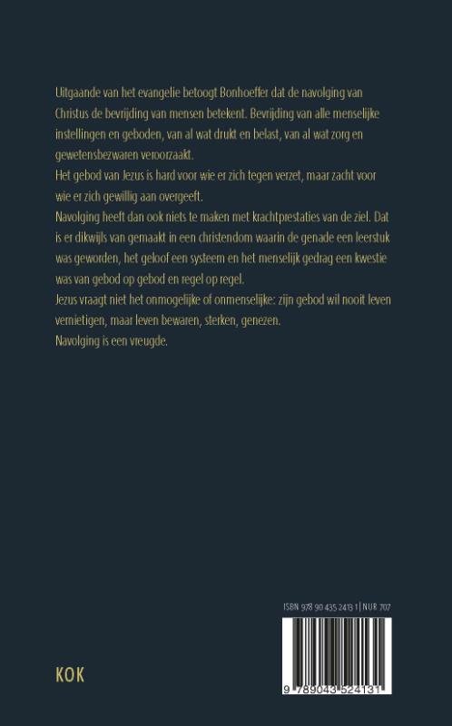 Navolging achterkant