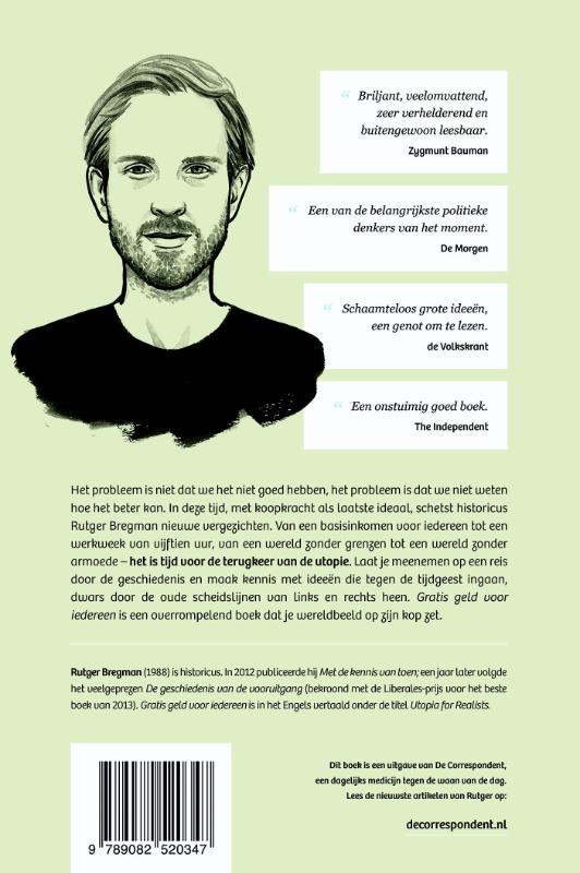 Gratis geld voor iedereen achterkant