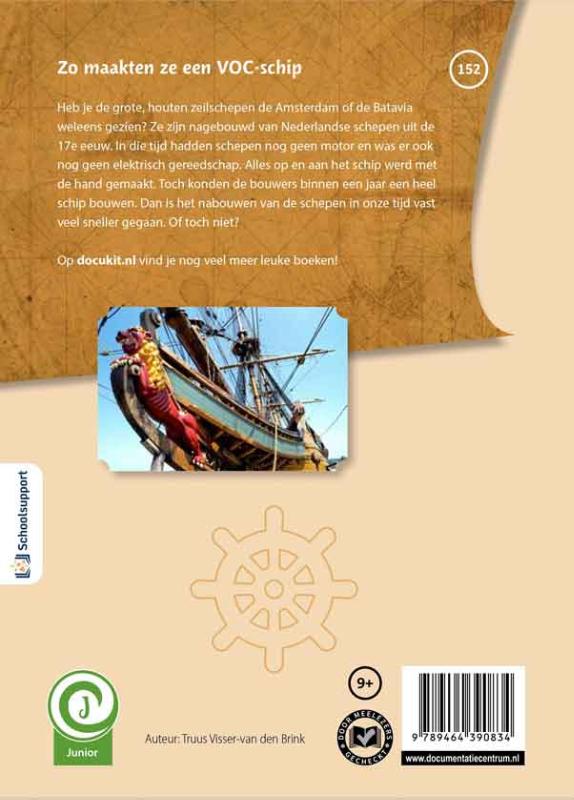 Zo maakten ze een VOC-schip / Junior Informatie / 152 achterkant
