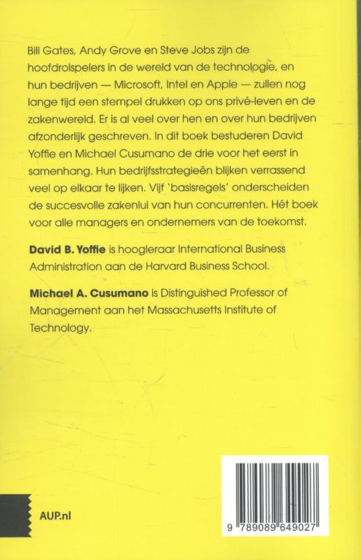 Vooruitkijken en terug redeneren achterkant