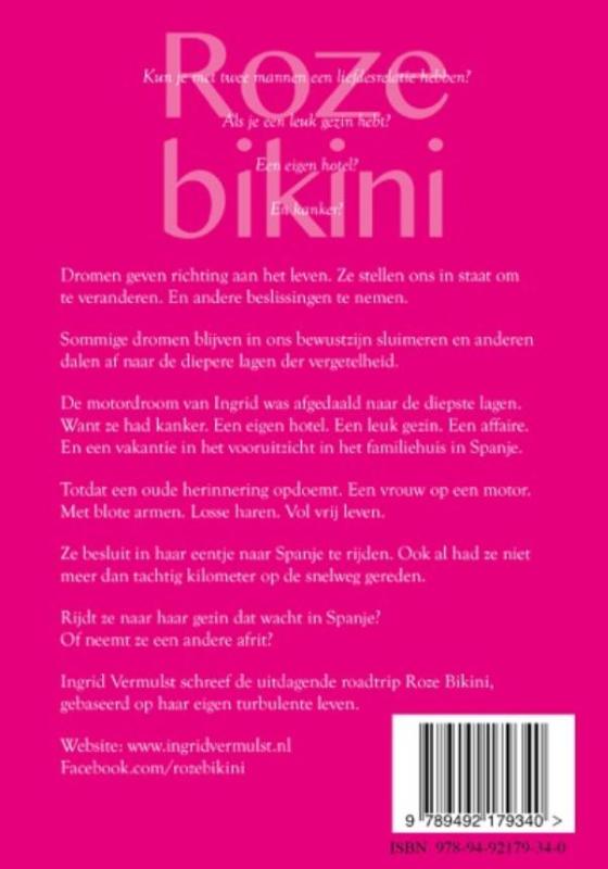 Roze bikini achterkant