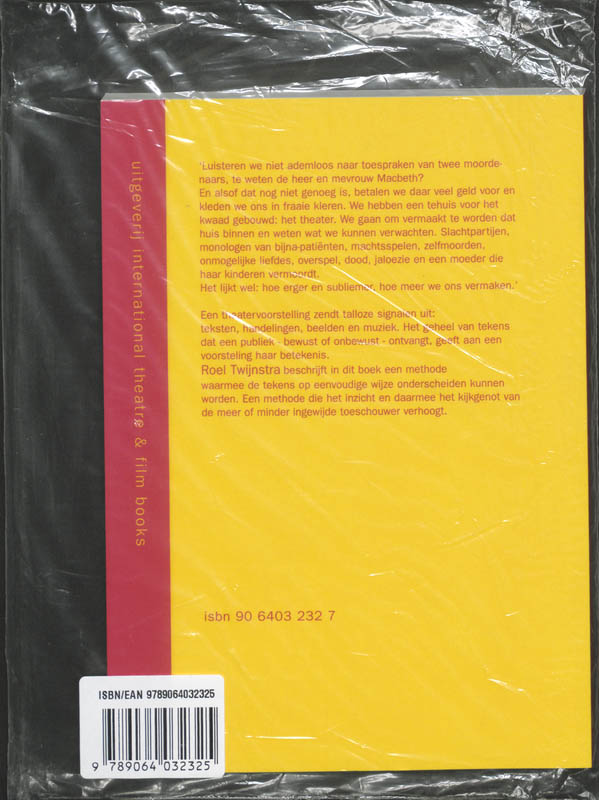 Betekenis van drama achterkant