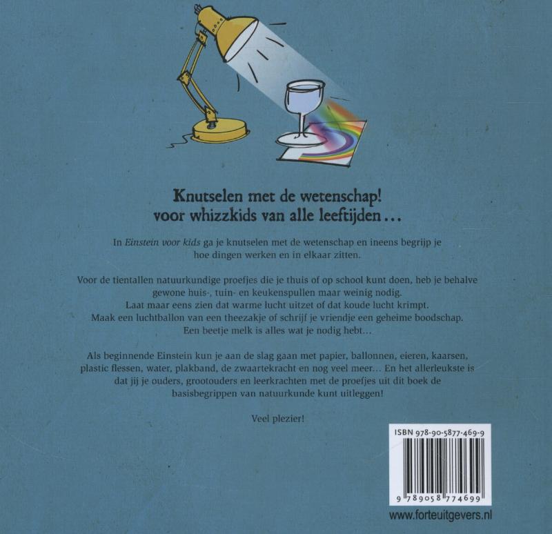 Einstein voor kids achterkant