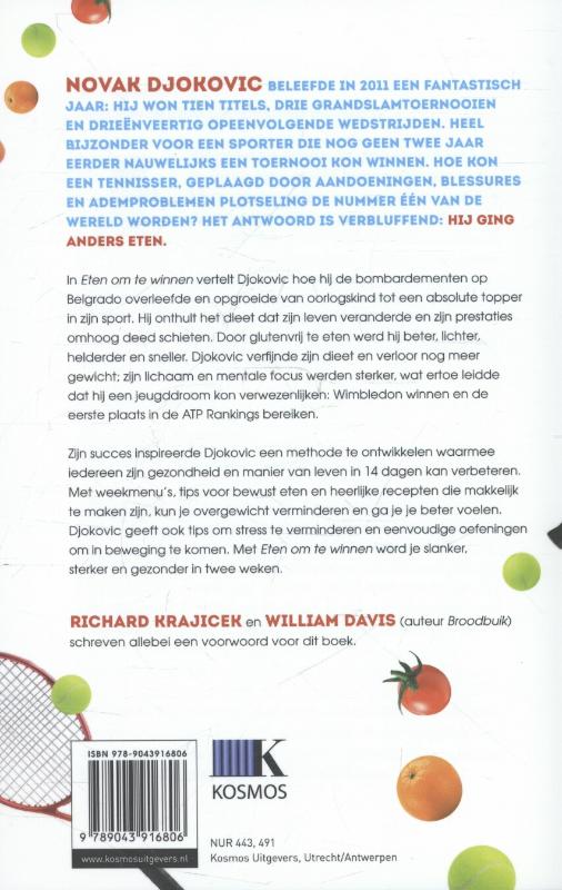 Eten om te winnen achterkant