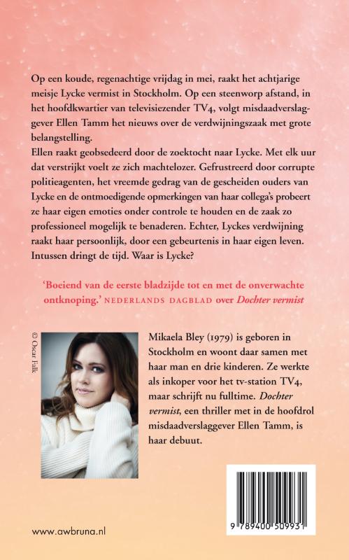 Dochter vermist achterkant