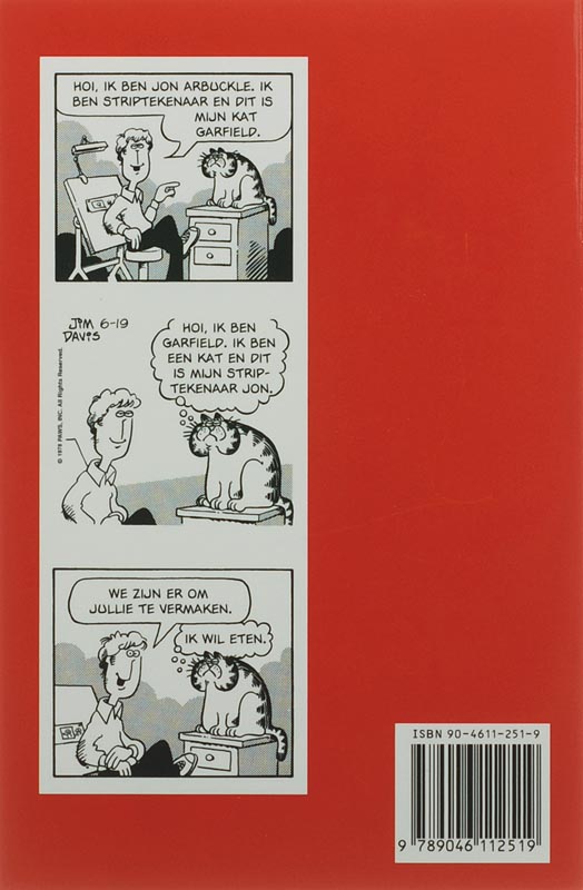 Garfield Klassiek 1 achterkant