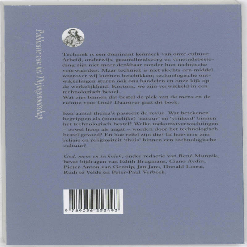 God, mens en techniek achterkant