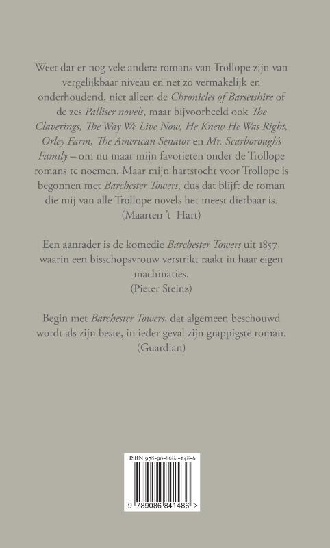 De torens van Barchester achterkant