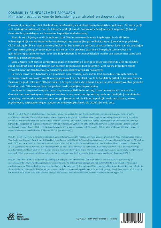 Community Reinforcement Approach achterkant