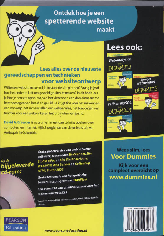 Websites maken voor Dummies / Voor Dummies achterkant