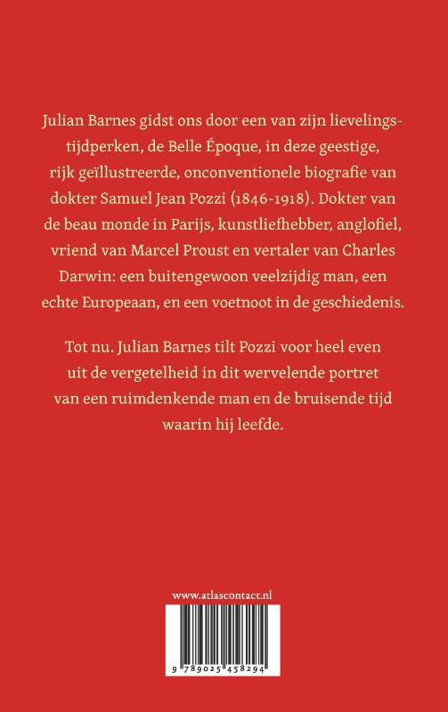 De man in de rode mantel achterkant